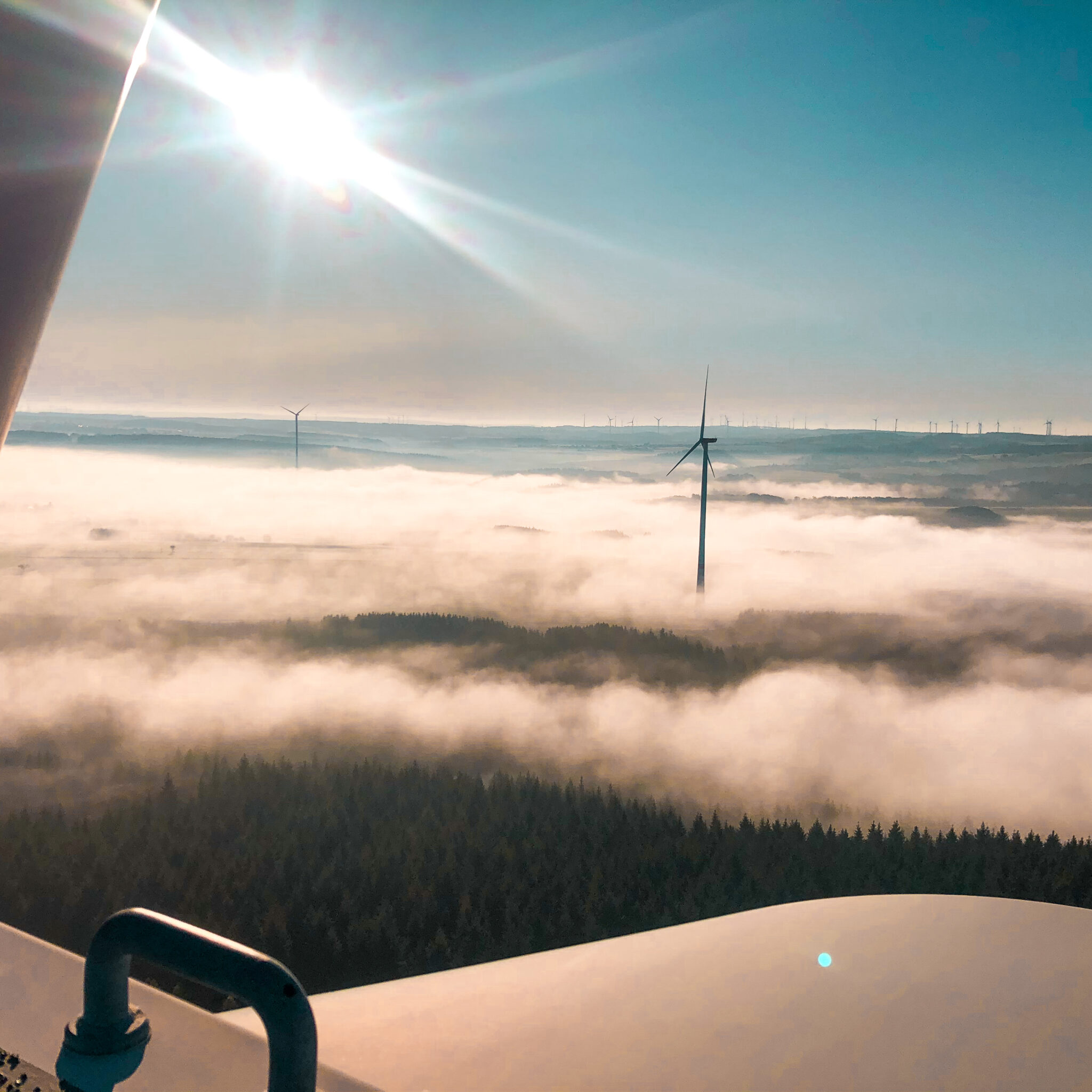 Windkraftanlage - Seilzugangstechnik Neugebauer