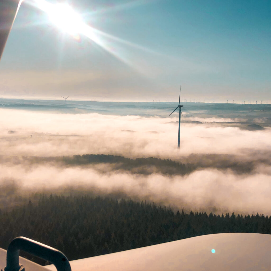 Windkraft Industrieklettern - Seilzugangstechnik Neugebauer